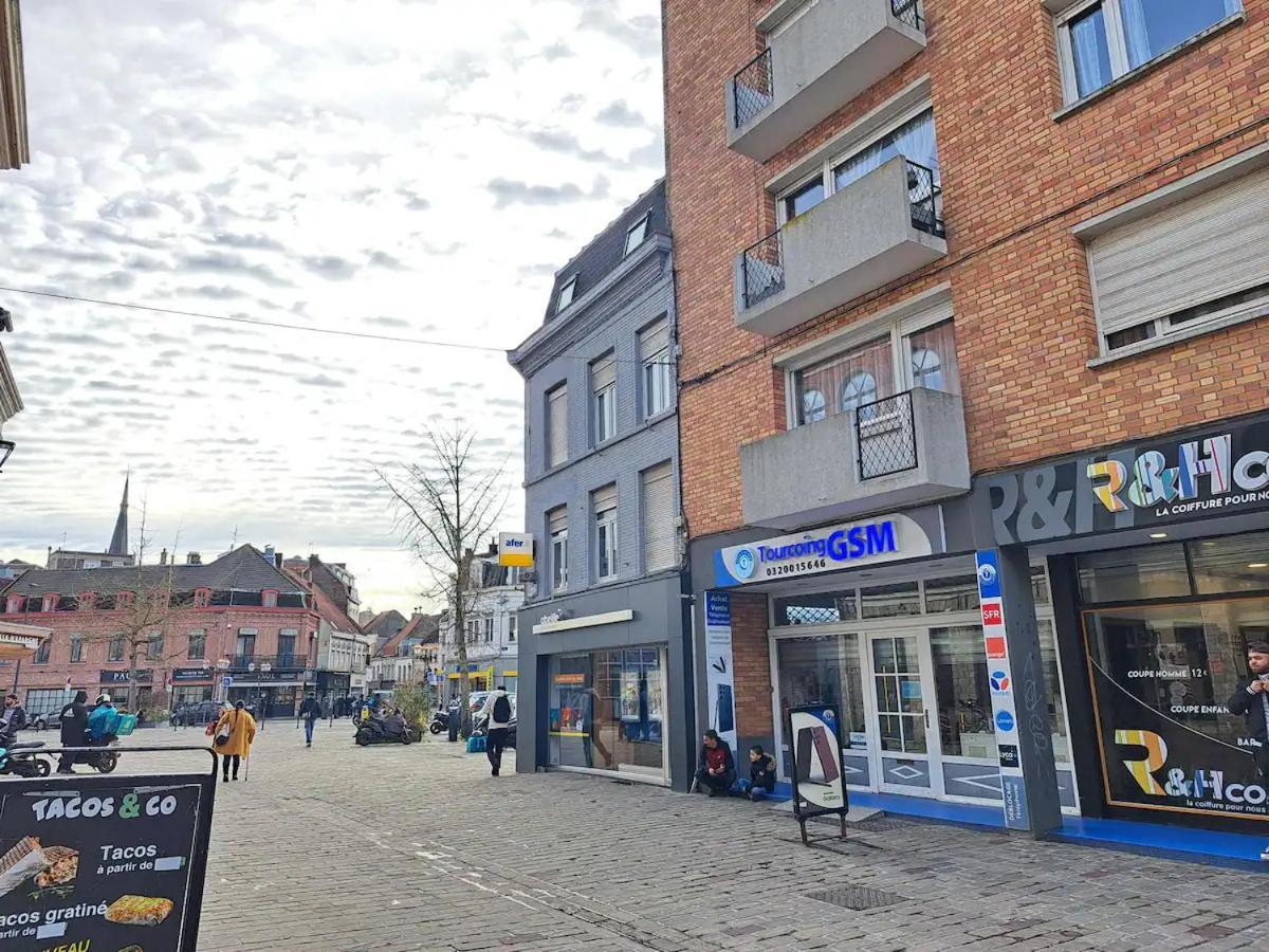 Magnifique T3 Avec Balcon Au Pied Du Metro Colbert Lägenhet Tourcoing Exteriör bild